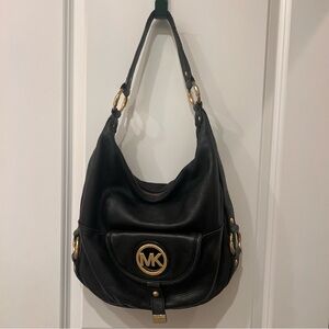 Michael Kors Fulton Large Leather Shoulder Bag